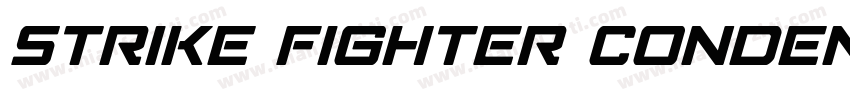 Strike Fighter Condensed字体转换